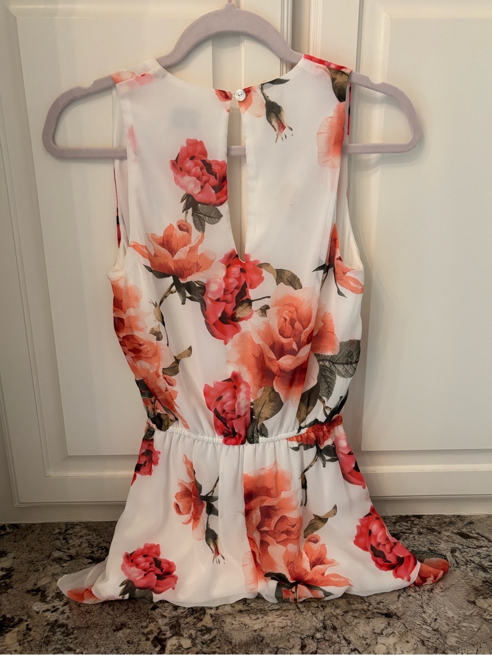 Show Me Your Mumu Riri Romper ~ Size XS ~ white with roses - Picture 8 of 10